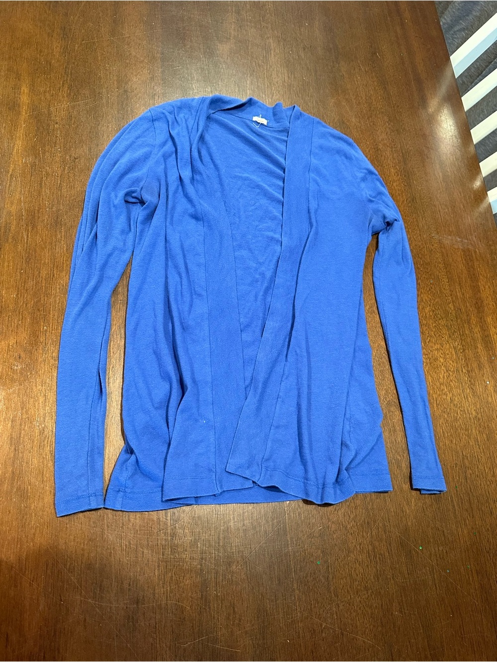 Jcrew Women’s Open-Front Blue Lightweight Sweater Cardigan